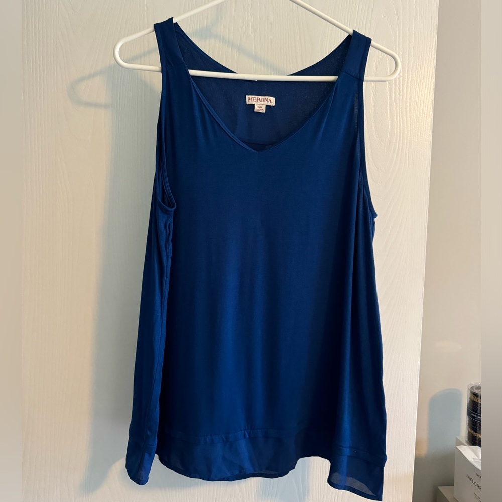 Merona Target blue tank top